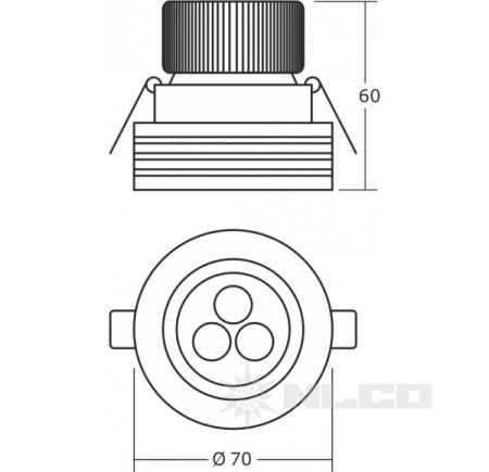 Светильник NLCO DRG4-52